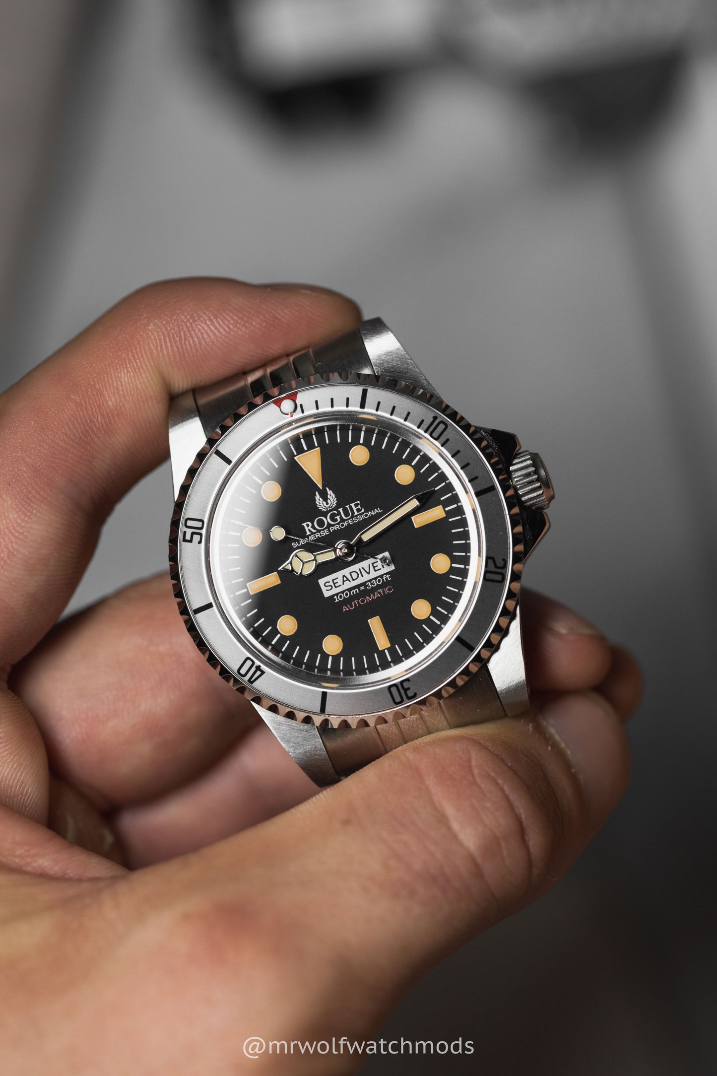 SILVER VINTAGE DIVER