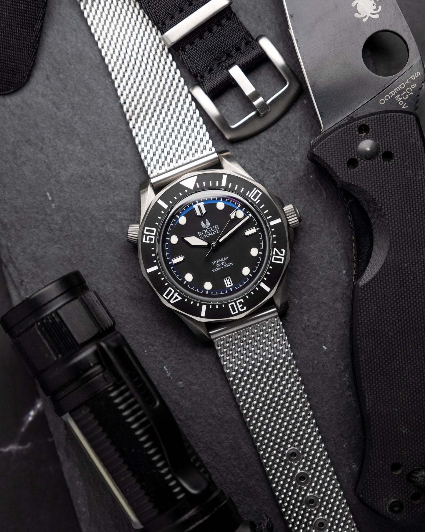BLACK TITANIUM DIVER