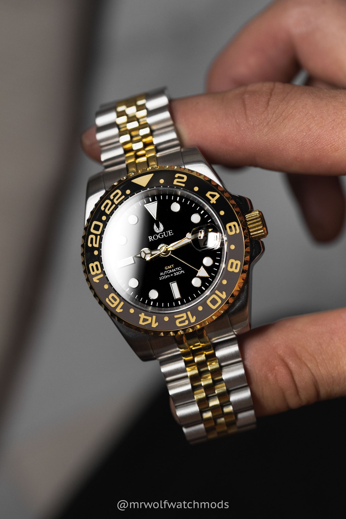 GOLD TWO TONE GMT