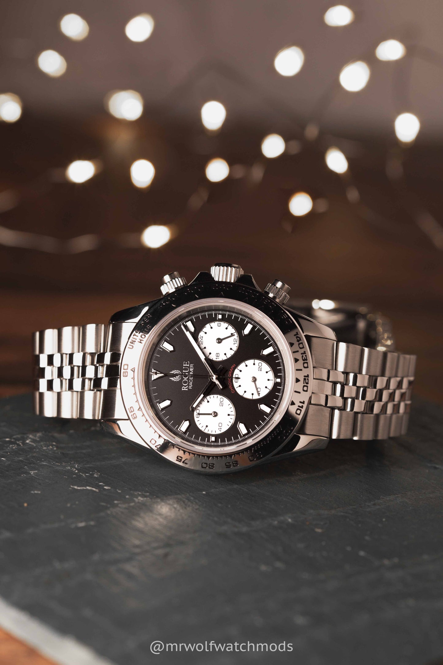 SILVER REVERSE PANDA RACETIMER