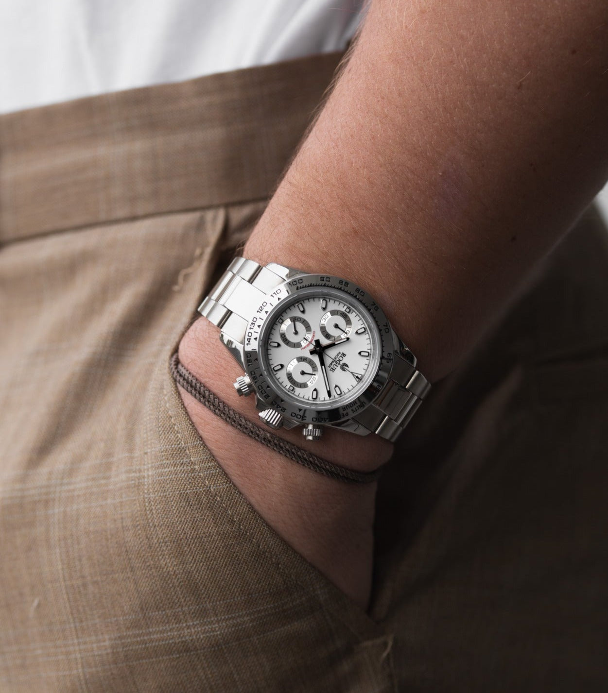 WHITE / SILVER RACETIMER