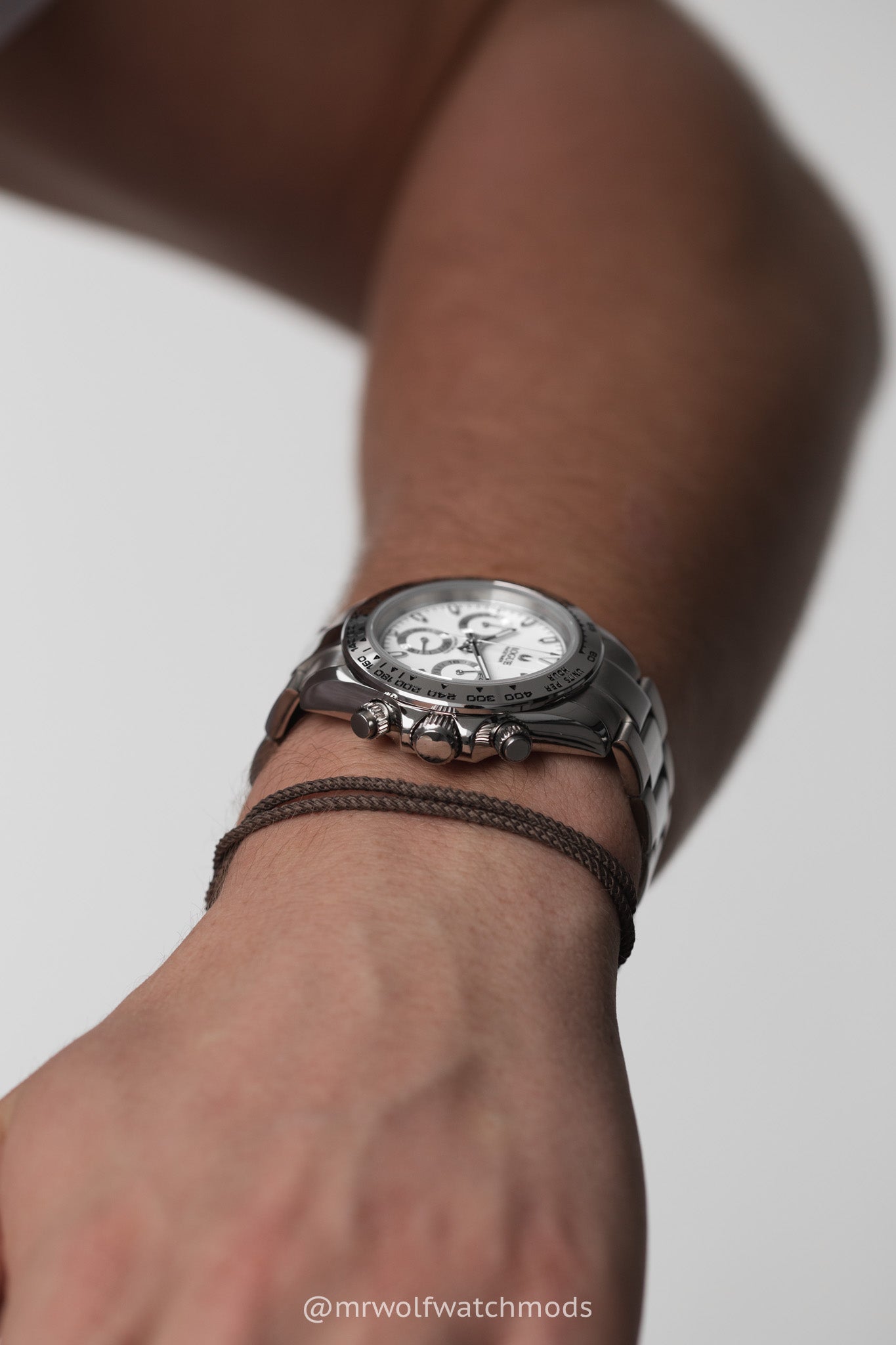 WHITE / SILVER RACETIMER