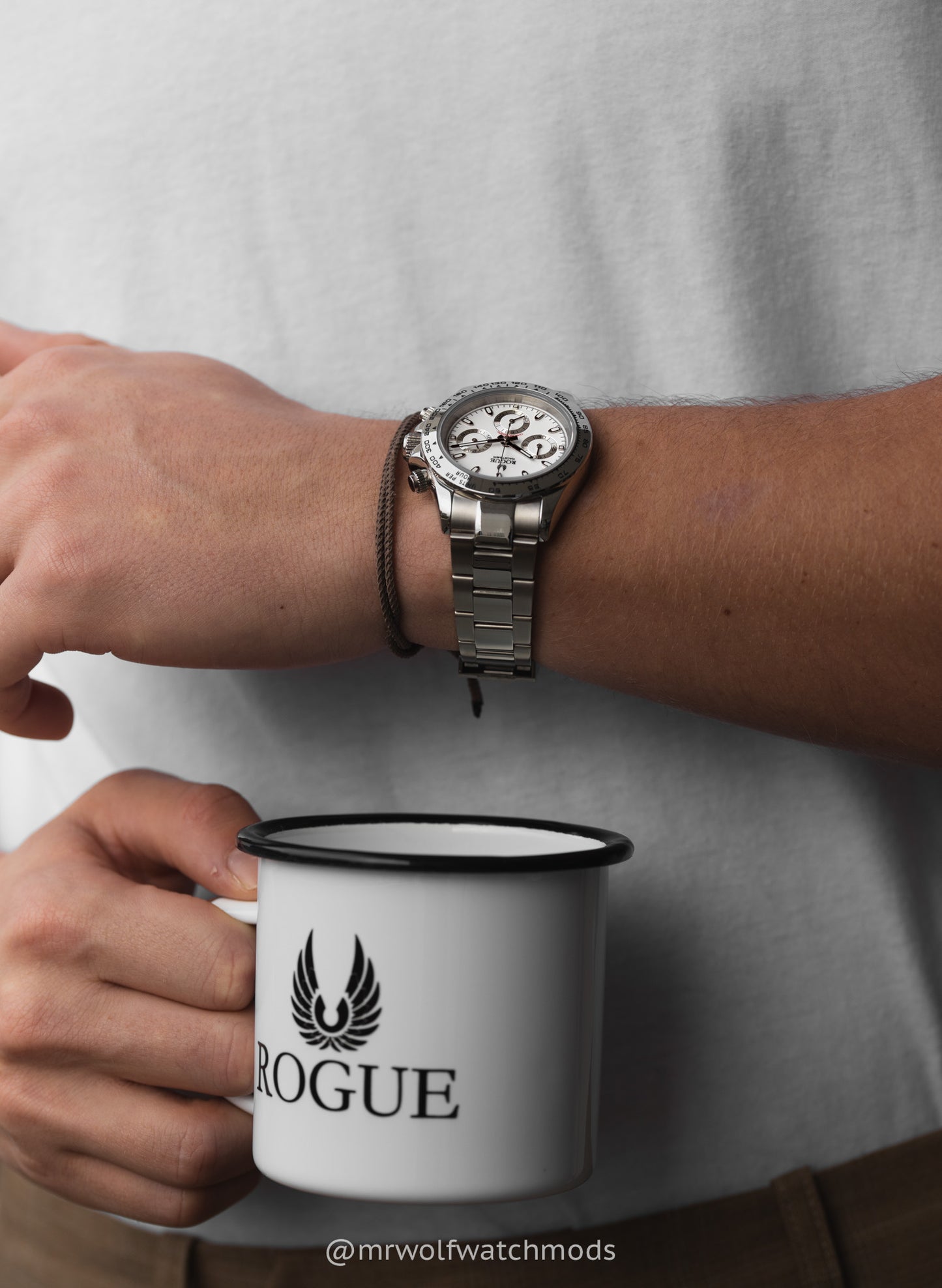 WHITE / SILVER RACETIMER