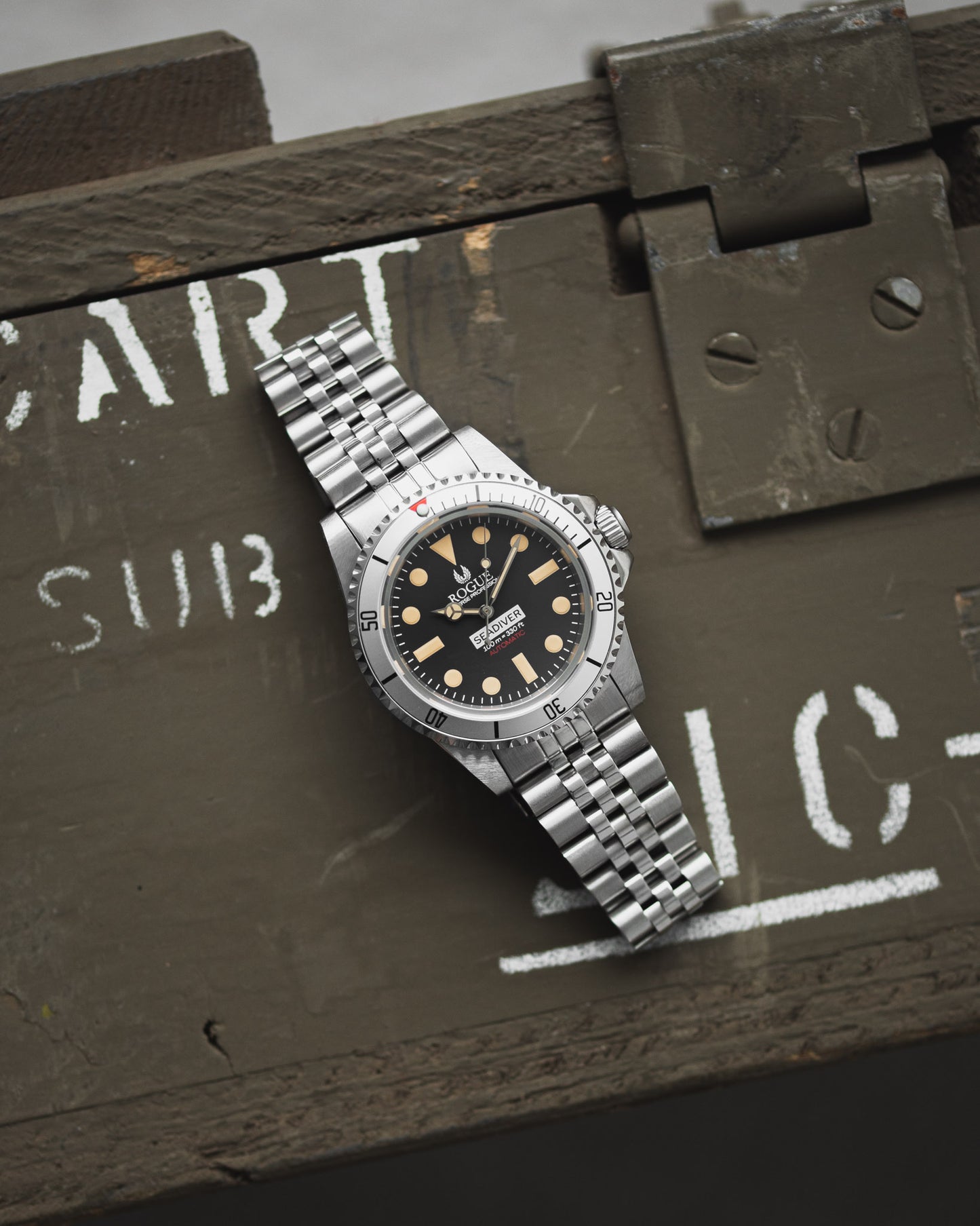 SILVER VINTAGE DIVER