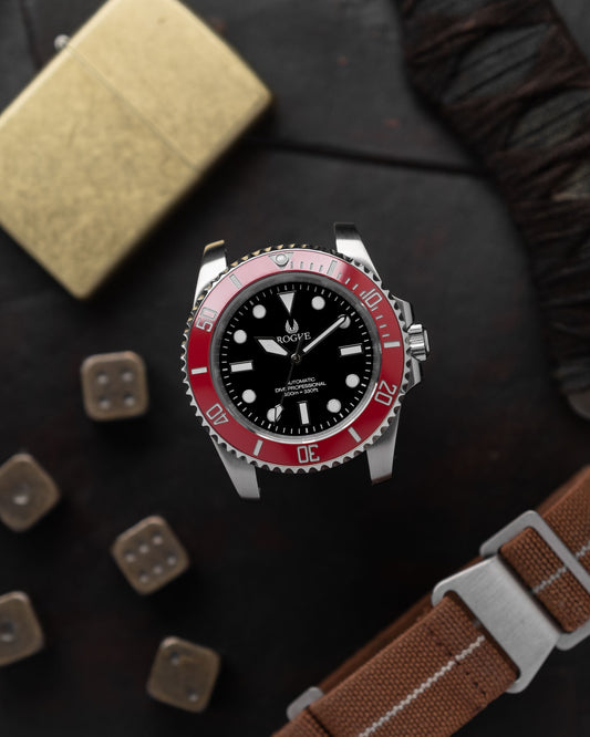 RED NO DATE DIVE PROFESSIONAL