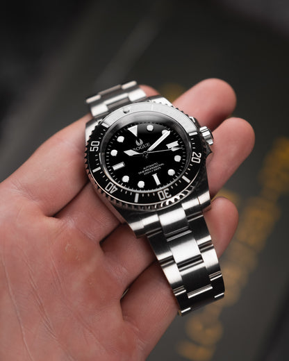 BLACK NO DATE DIVE PROFESSIONAL