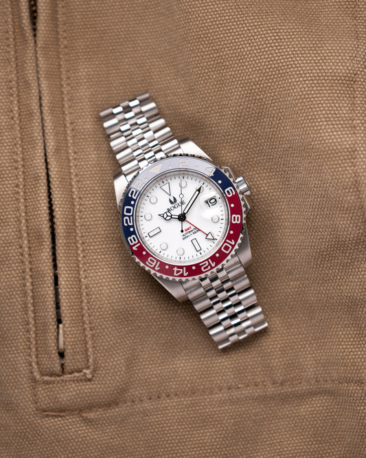 WHITE CERAMIC PEPSI GMT